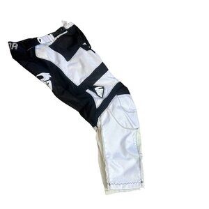THOR Motorcycle Motocross Riding Pants Size 30 Black and White